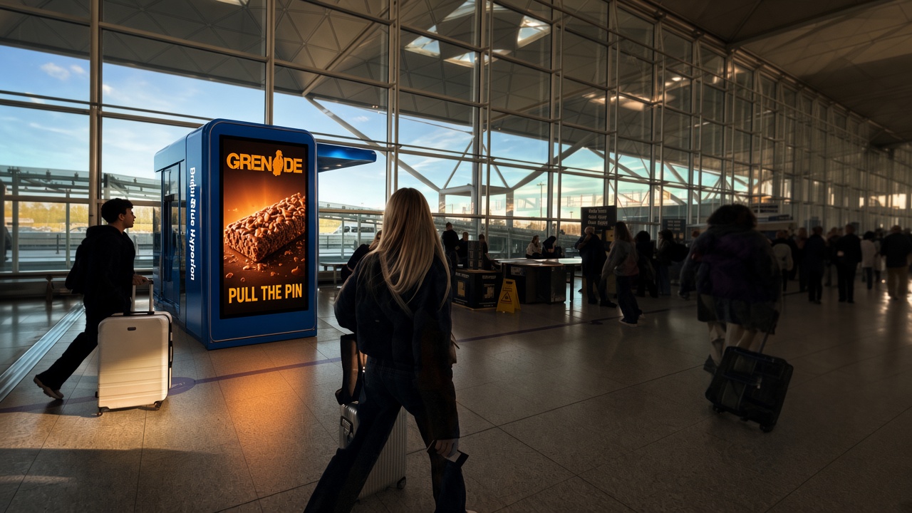 Grenade at the airport